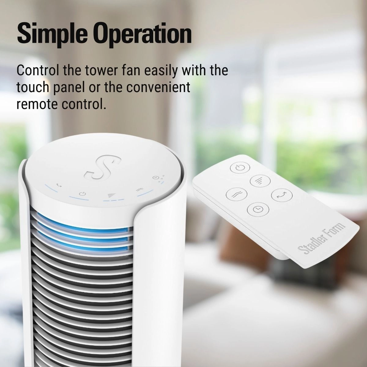Peter - Tower Fan Oscillating 1-7 hour timer