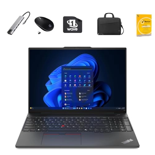 ThinkPad E16 Gen 2 - 16'' 1TB SSD 16GB Ultra 5-125U + 8 in 1 HUB + Wireless Mouse + Laptop Bag + Antivirus + Mouse Pad