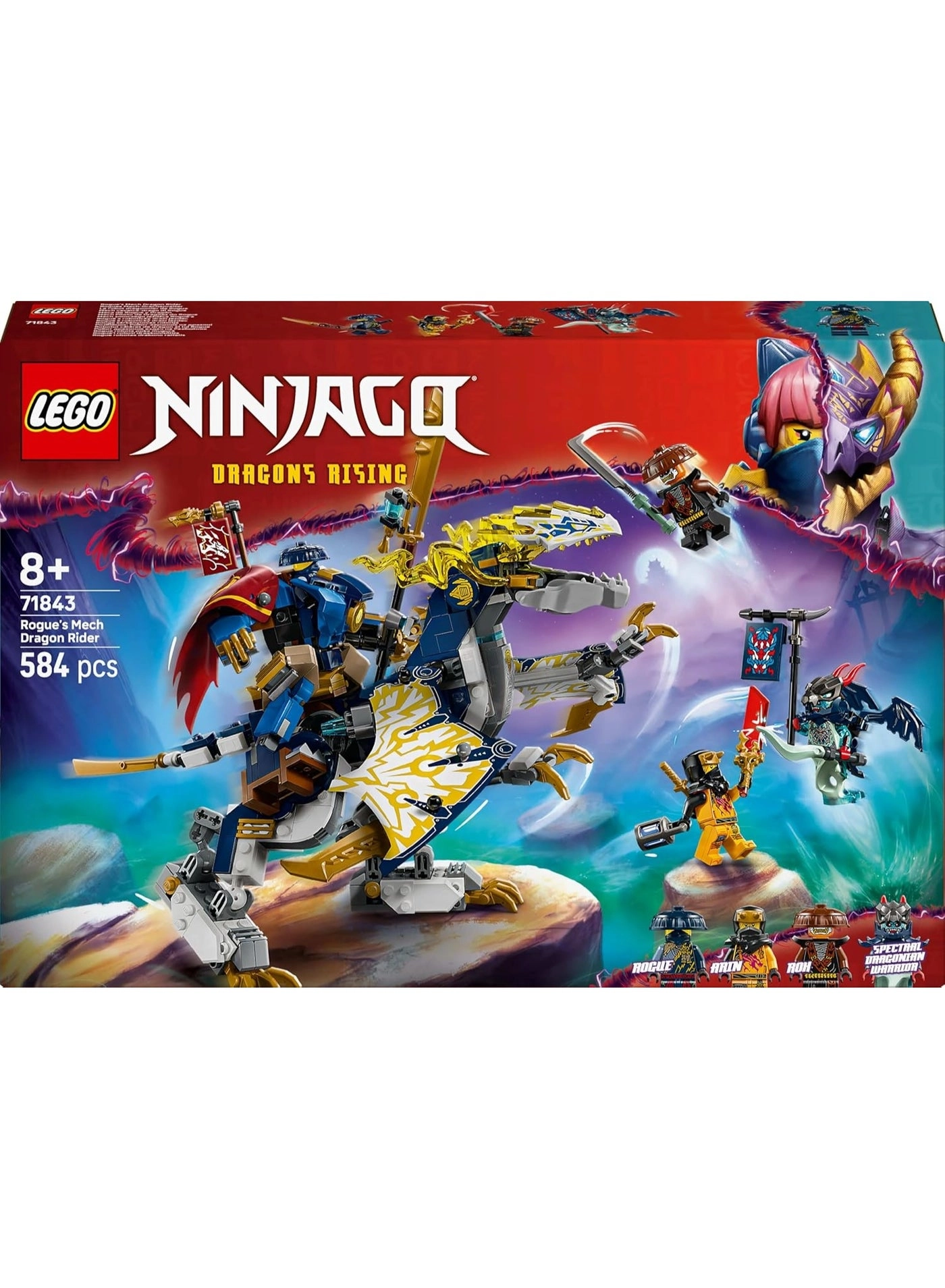 NINJAGO Rogue's Mech Dragon Rider (71843) - Dragons Rising