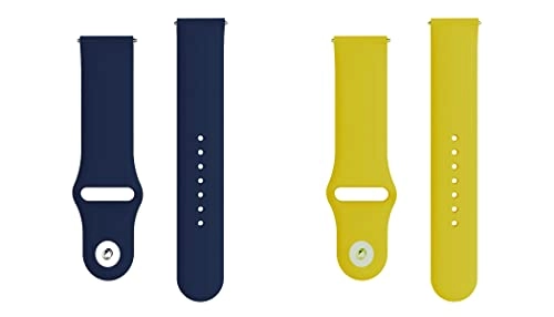 2 Pack 20mm Silicone Watch Band for Sekonda Motion