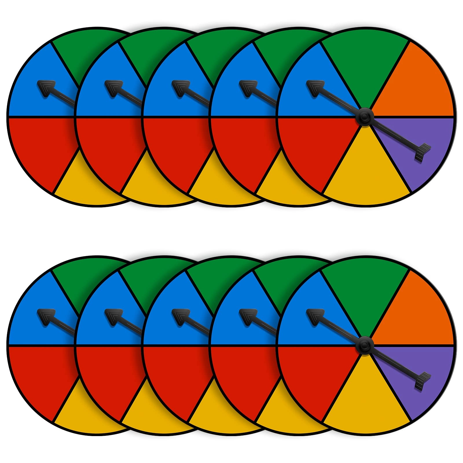 Game Spinner Wheel - 12 years and up 10 pieces