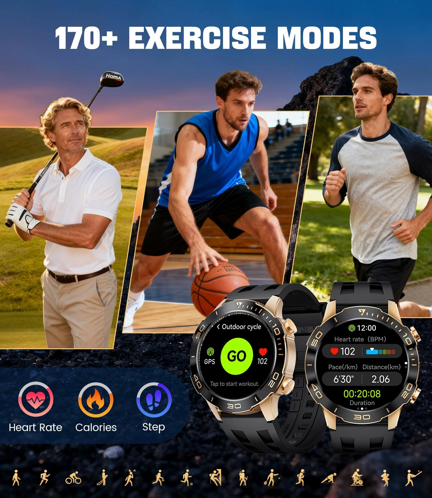 Smart Watch Metal