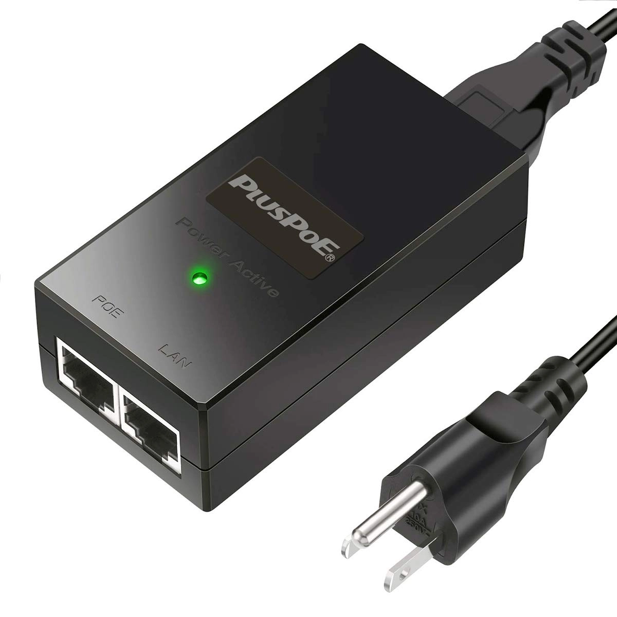 Gigabit PoE Injector - 24VDC 24W 1 RJ45 IEEE 802.3 10/100/1000