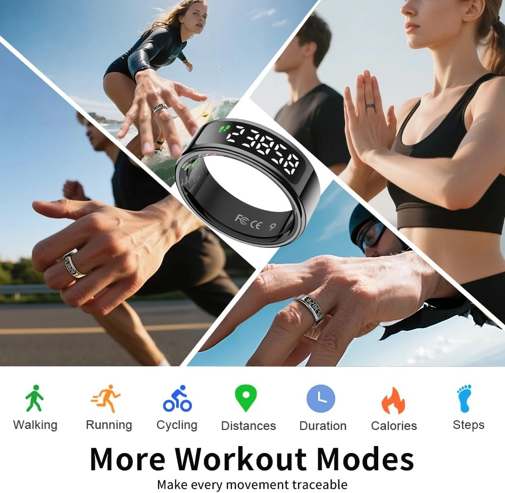 LCD Display Smart Ring - 11