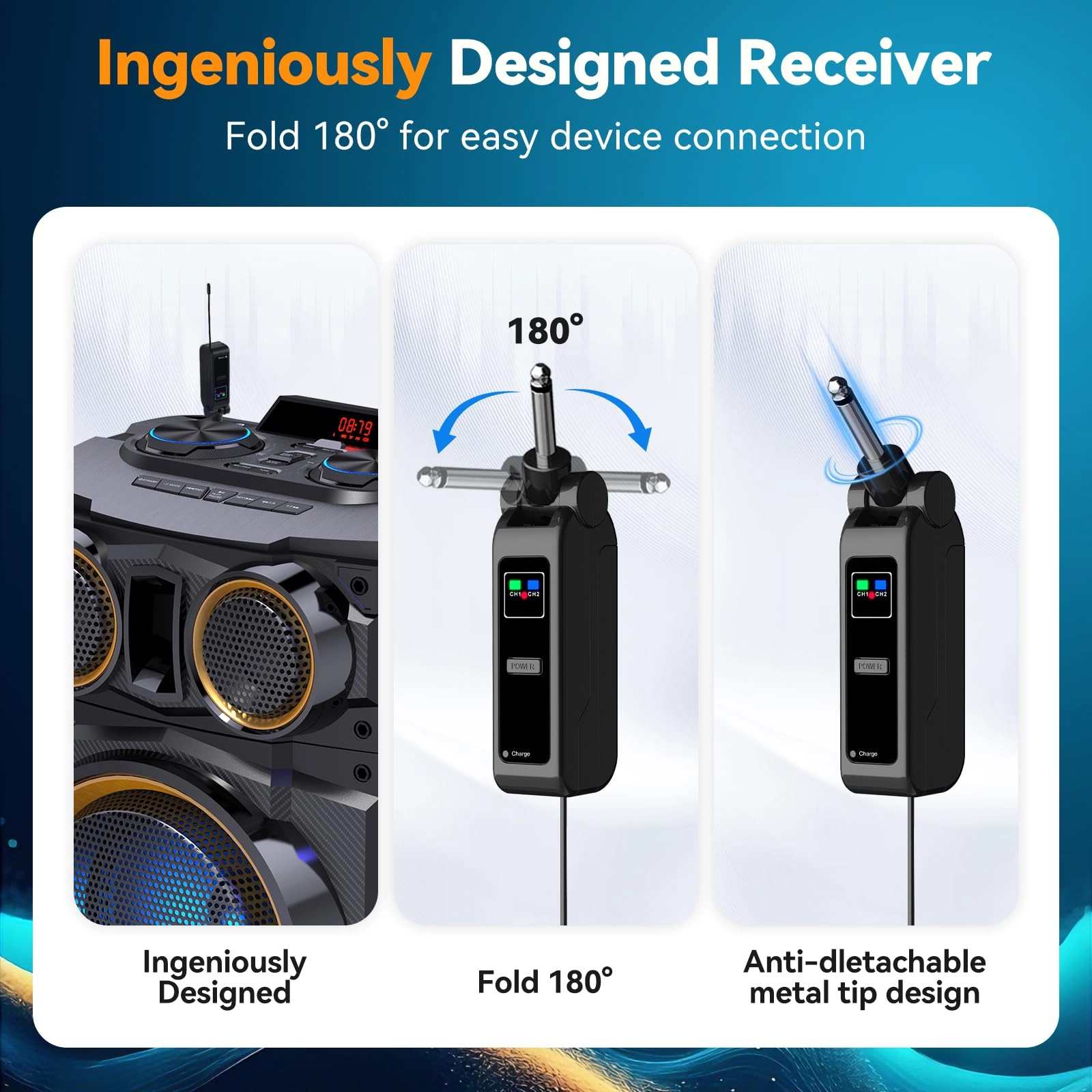 wireless handhold microphone - 2x 2.4GHz