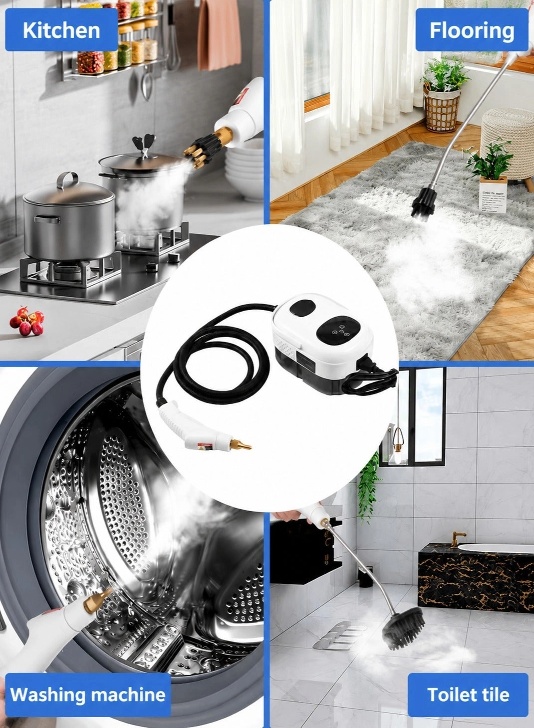 PORTABLE STEAM CLEANER - 1200 ml