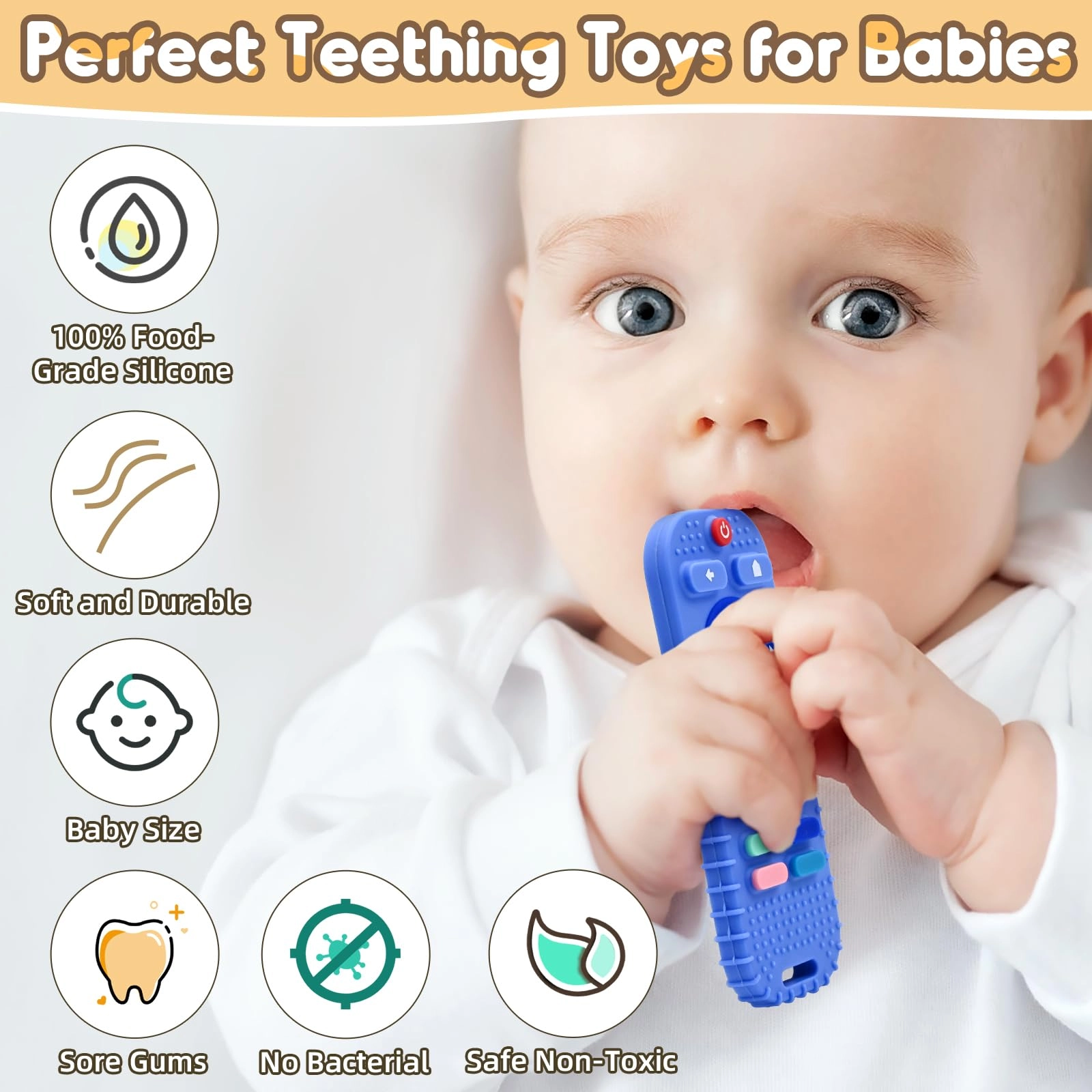 Remote Control Teether - Silicone