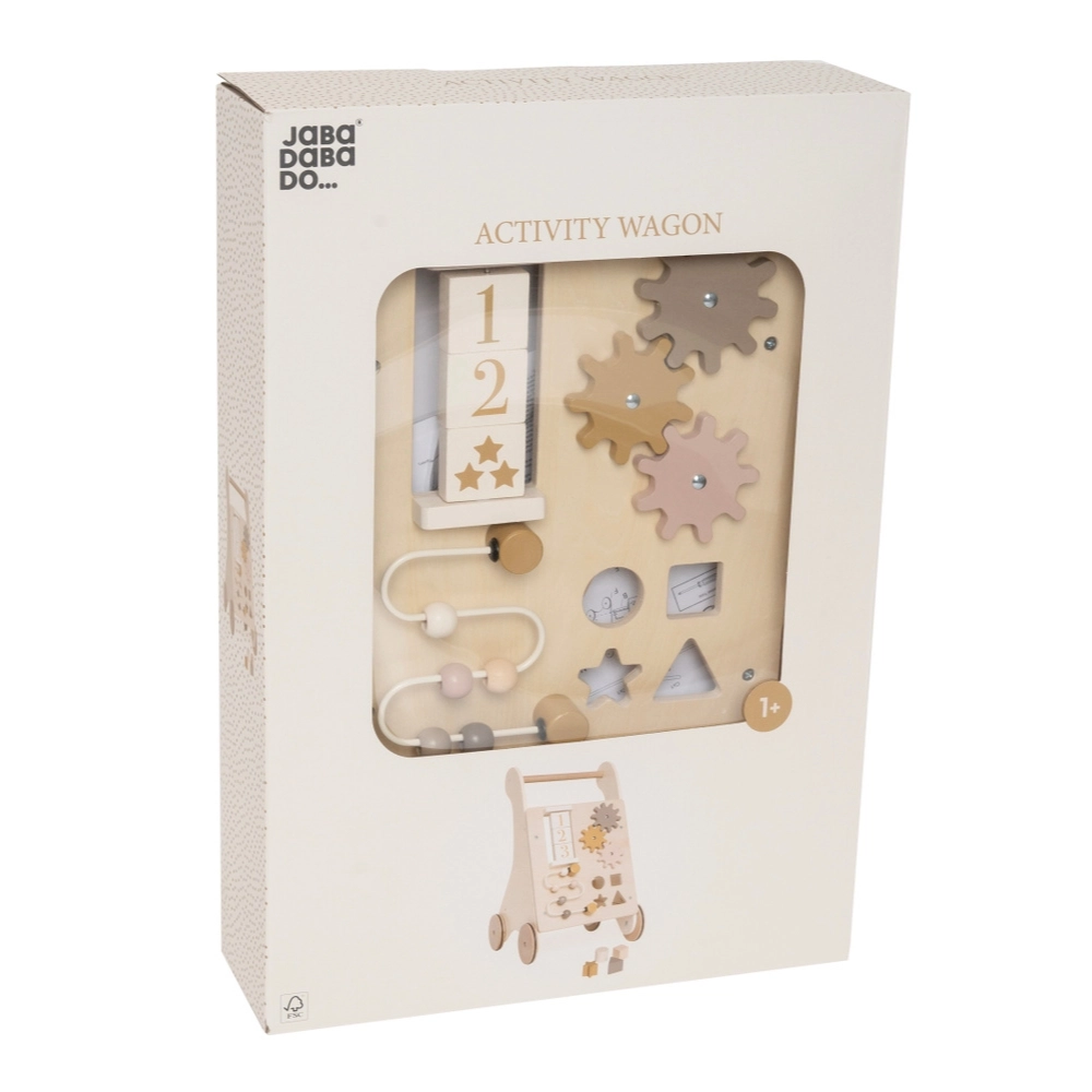 Activity Wagon Baby Walker - Suitable for 1 year & above FSC-certified wood