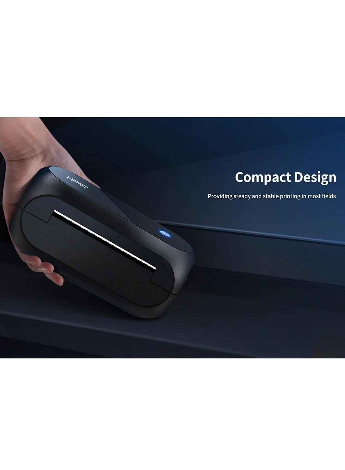 Thermal Label Printer - Inkless Thermal Printing 50mm-108mm