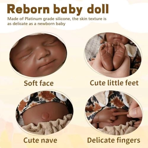 Reborn Baby Doll - 11.8in Silicone Boy Ages 3+