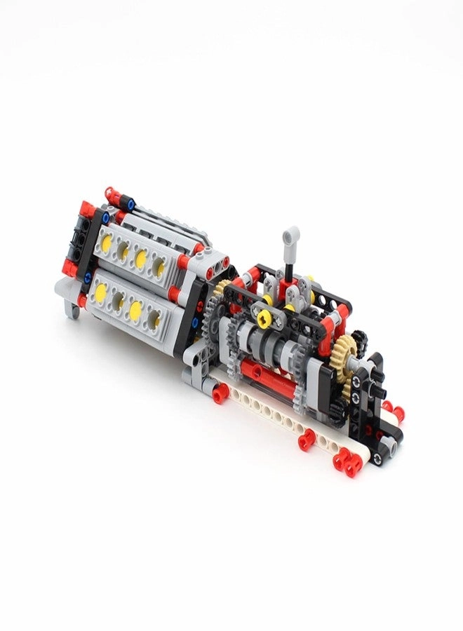 Technic Gearbox - V16 Engine Model Kit