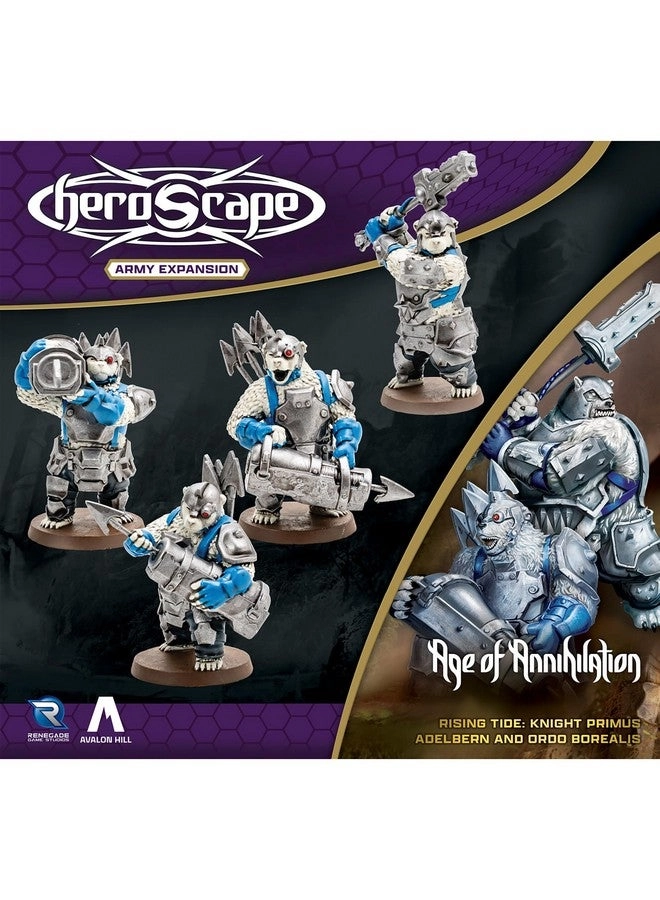 Heroscape: Rising Tide - Knight Primus Adelbern & Ordo Borealis Army Expansion
