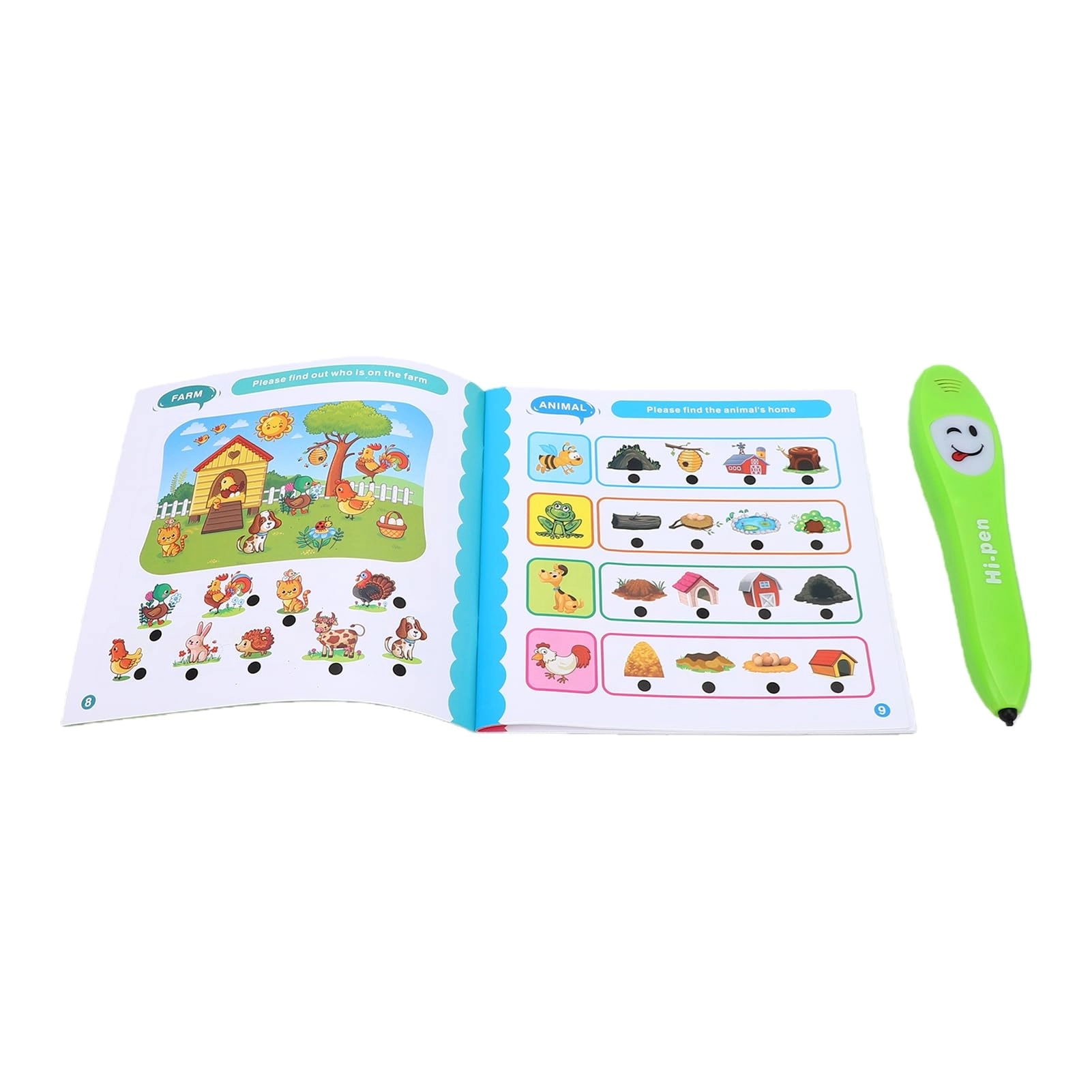 Dpofirs Preschool Point Reading Pen - 192 months 2 pieces