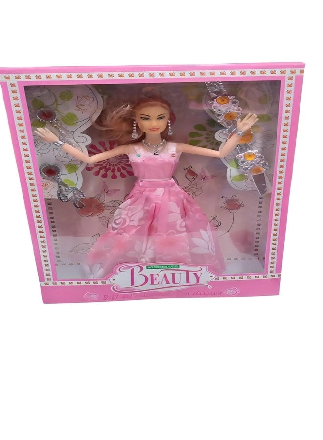 Doll Set - Fashionable Outfit Hairbrush Ages 3+