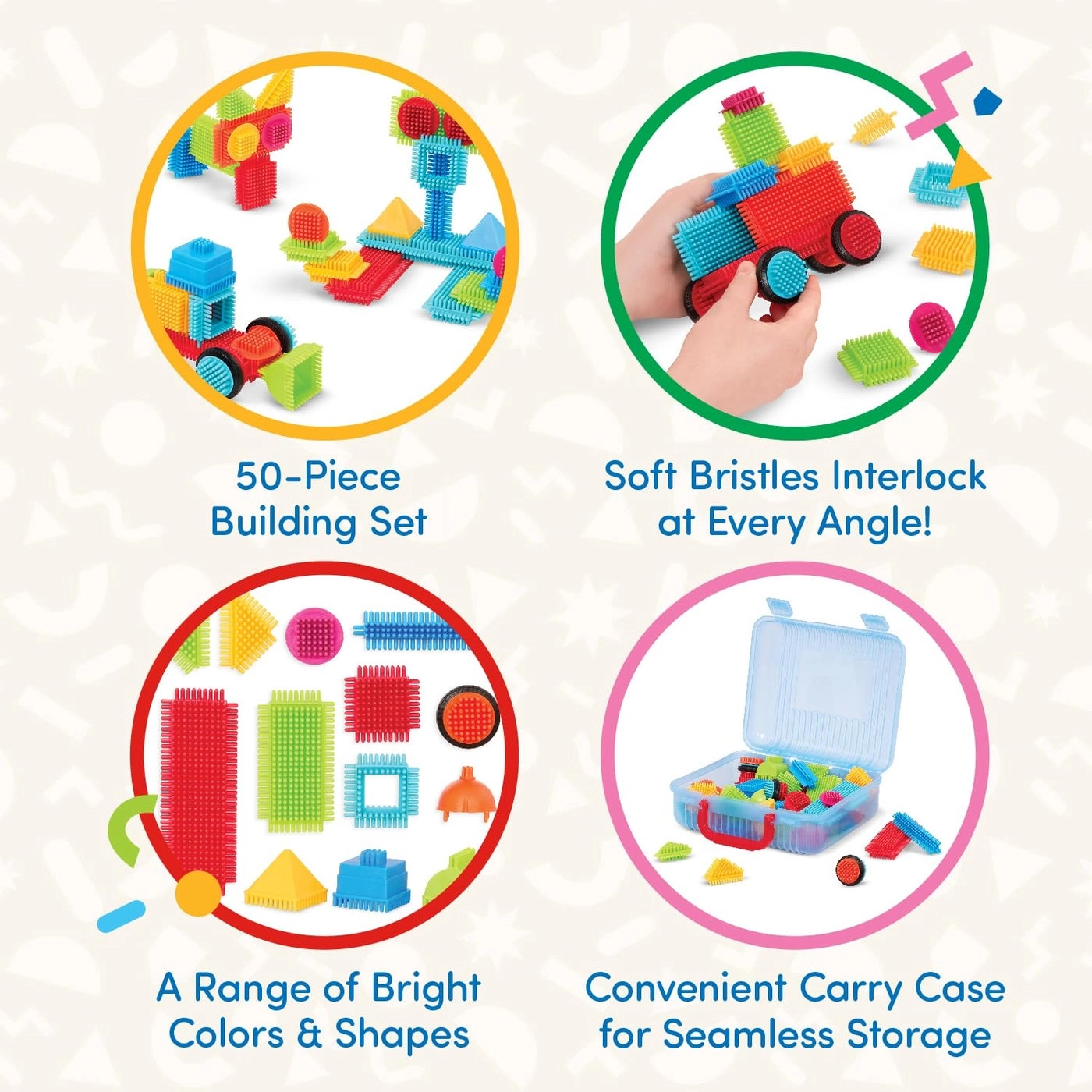 Bristle Blocks - 50 pcs