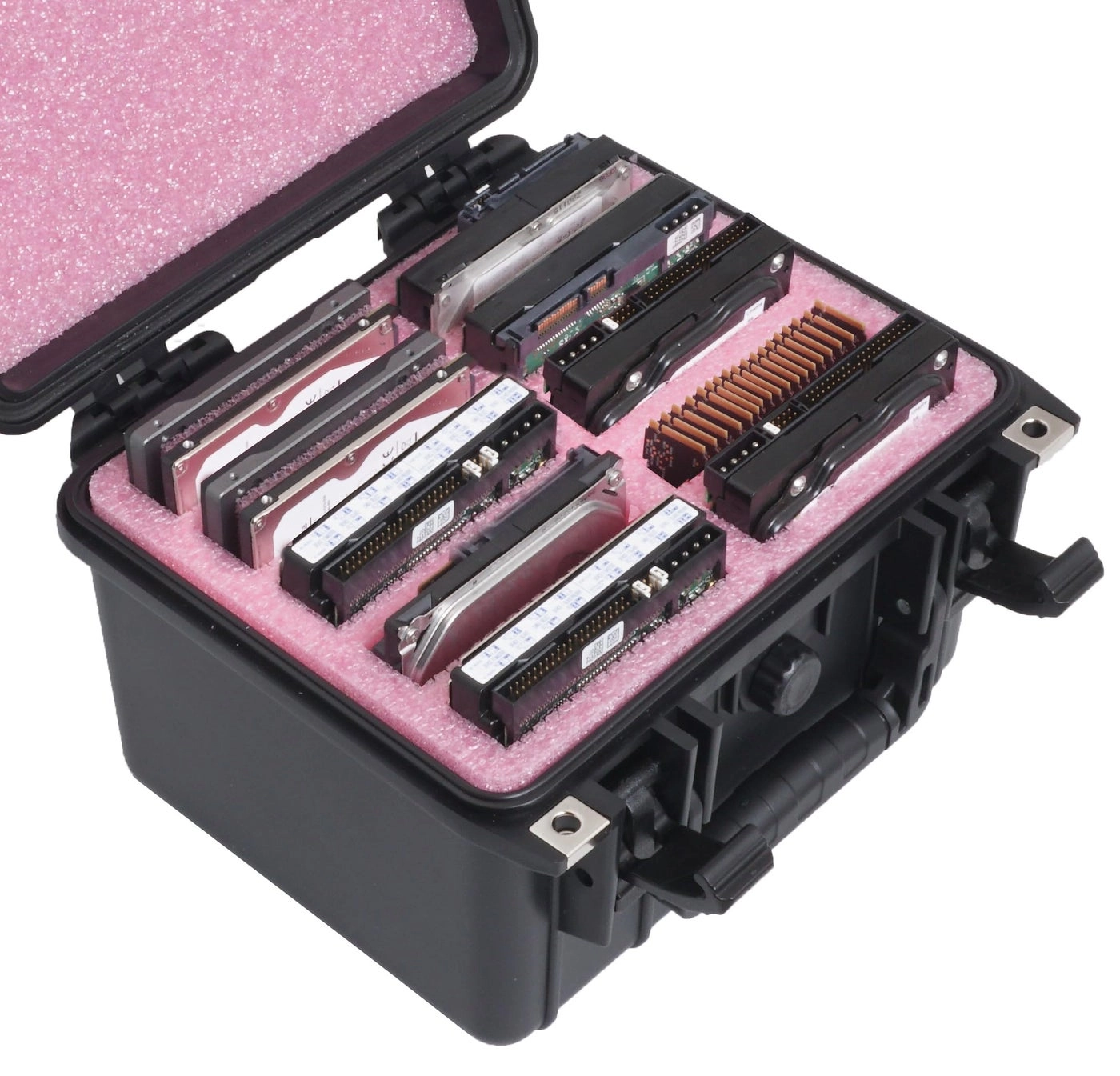 Case Club Anti-Static Data-Safe Internal Drive Storage Case - Hard-Shell Waterproof Airtight