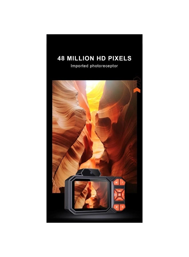 Waterproof Digital Camera - 13MP 18x Zoom