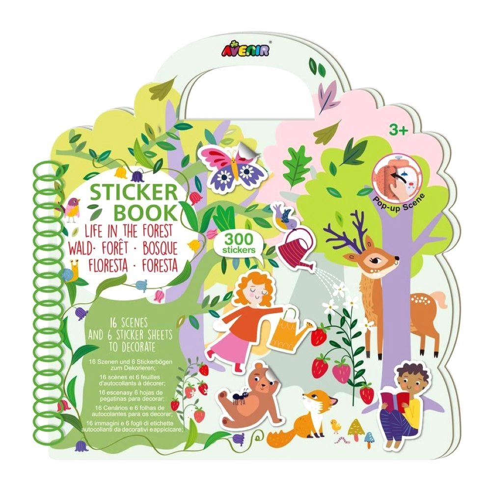 Avenir Life In The Forest Sticker Book 300 pcs