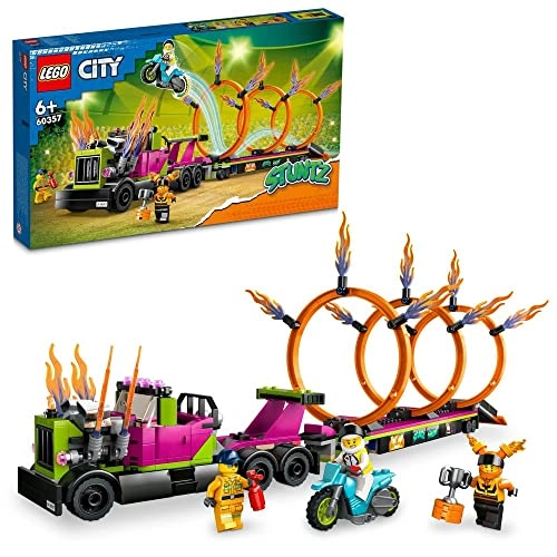 City Stunt Truck and Ring of Fire Challenge (60357)