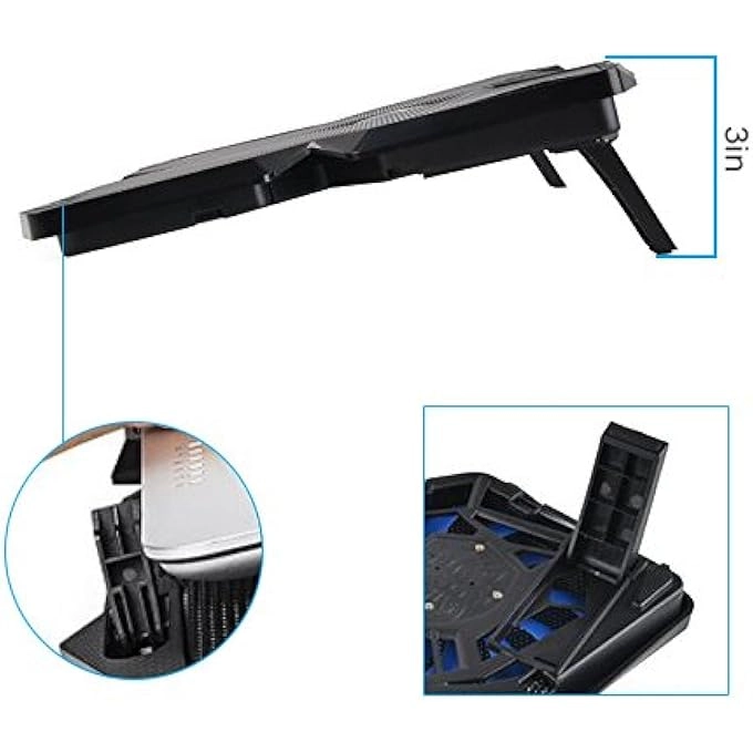LAPTOP COOLER COOLING PAD - 4 17"
