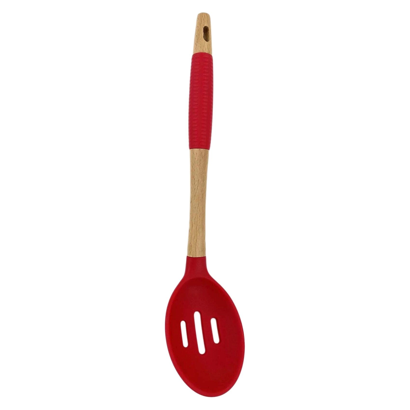 Silicone Head Slotted Spoon