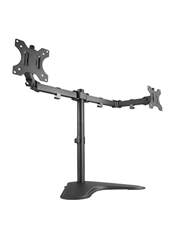 Dual LCD Monitor Desk Mount Stand - 2 27in