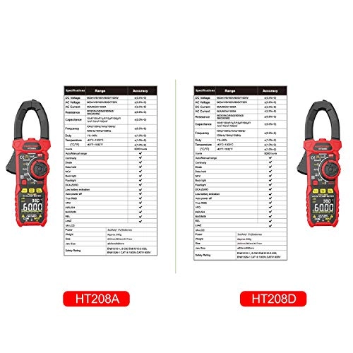 AC/DC Digital Clamp Meter - CAT III 1000V 40mm