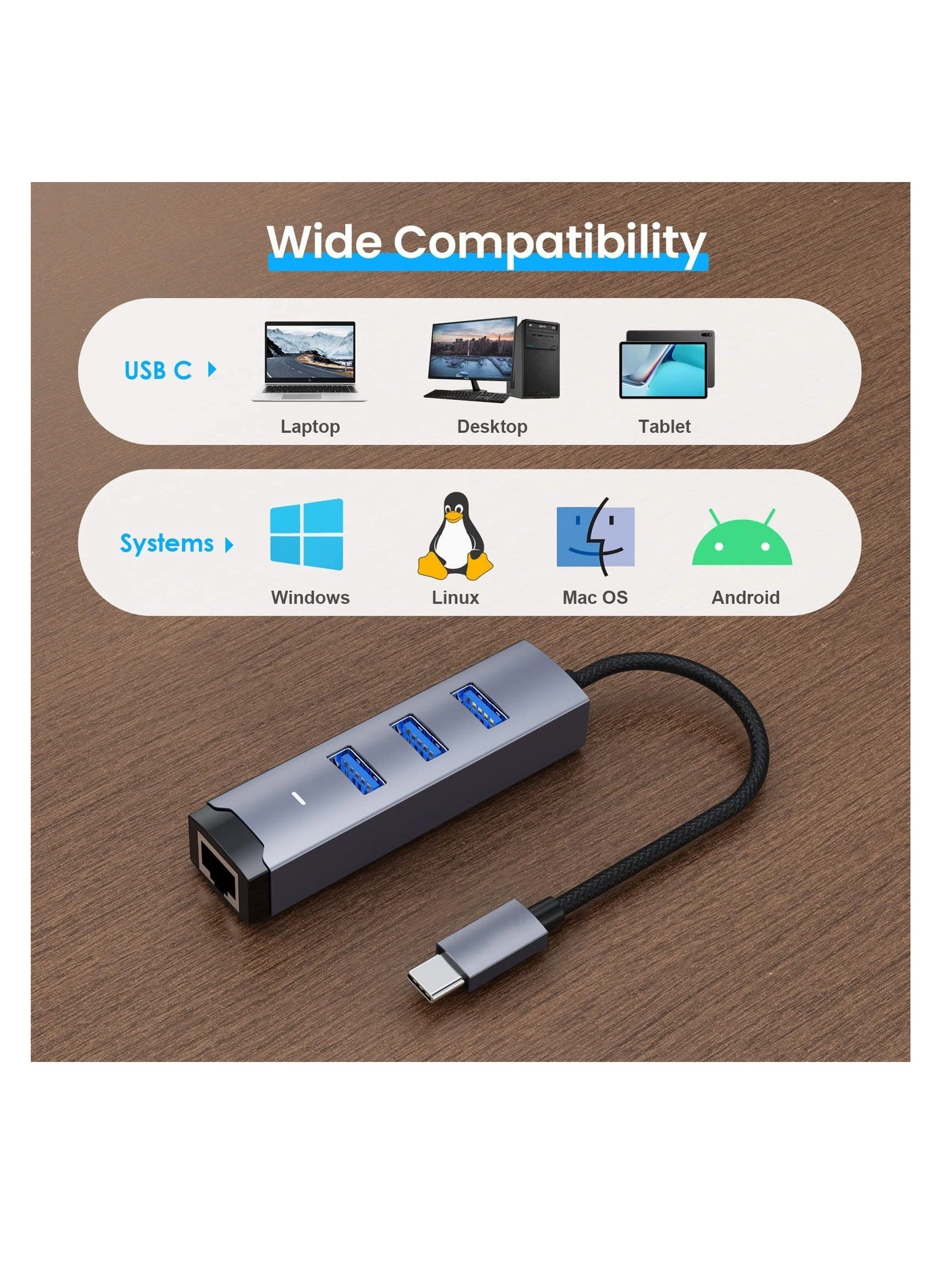 USB C to Ethernet Adapter
