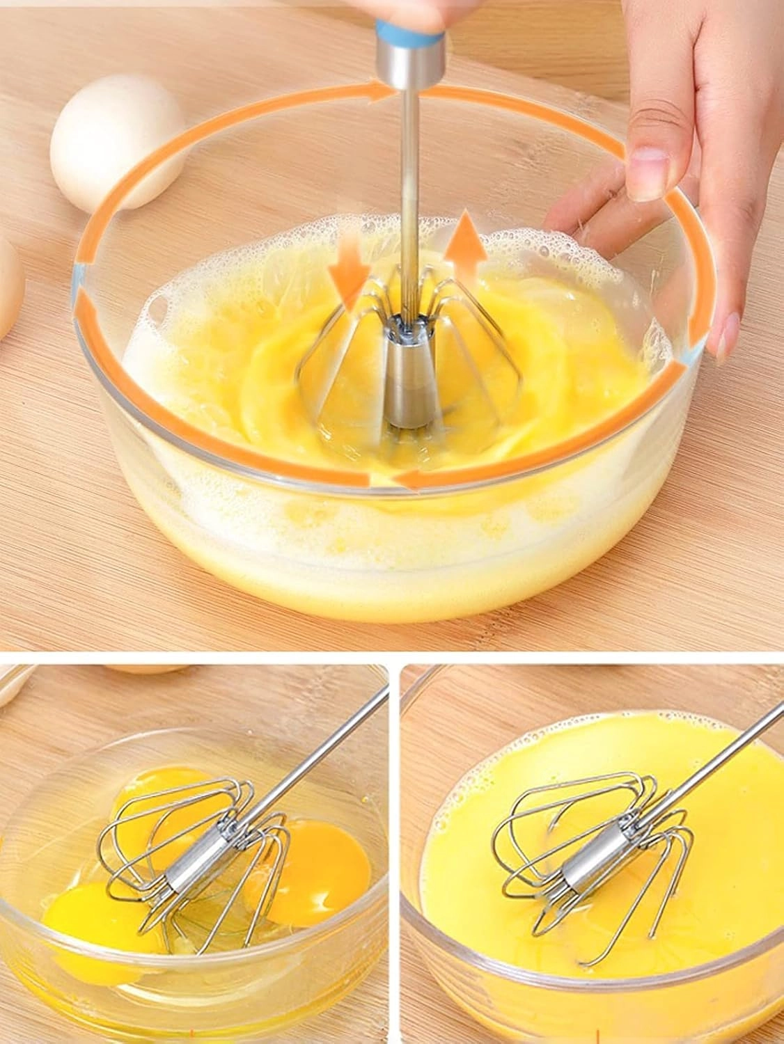 Hand Mixer Whisker - Stainless Steel Manual