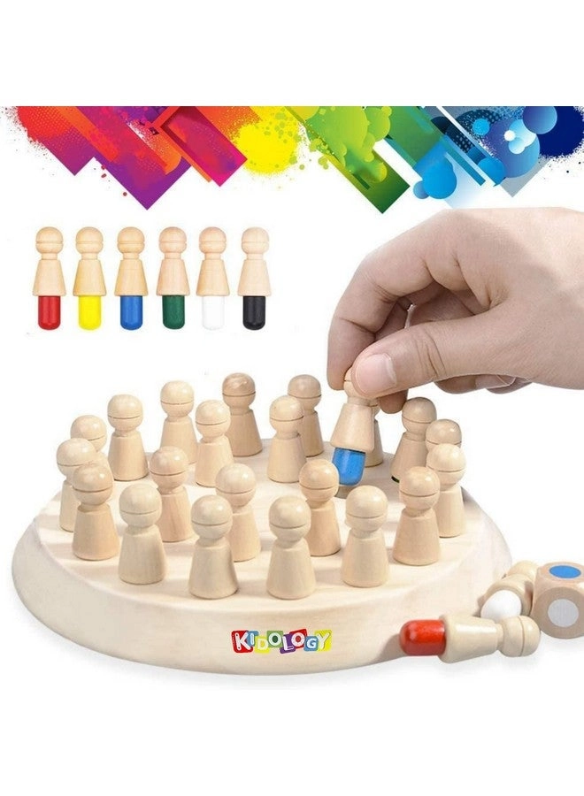 Kidology Wooden Memory Match Stick Chess Game - 2+ Years