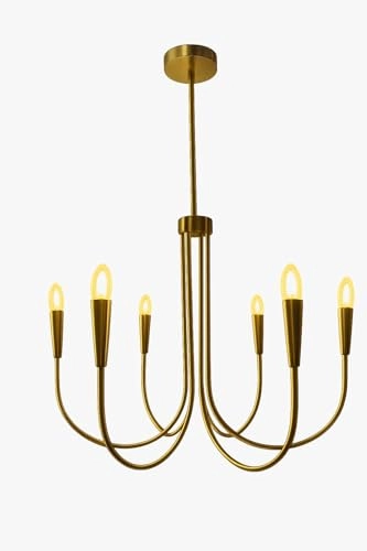 6-Arms LED Chandelier - Warm