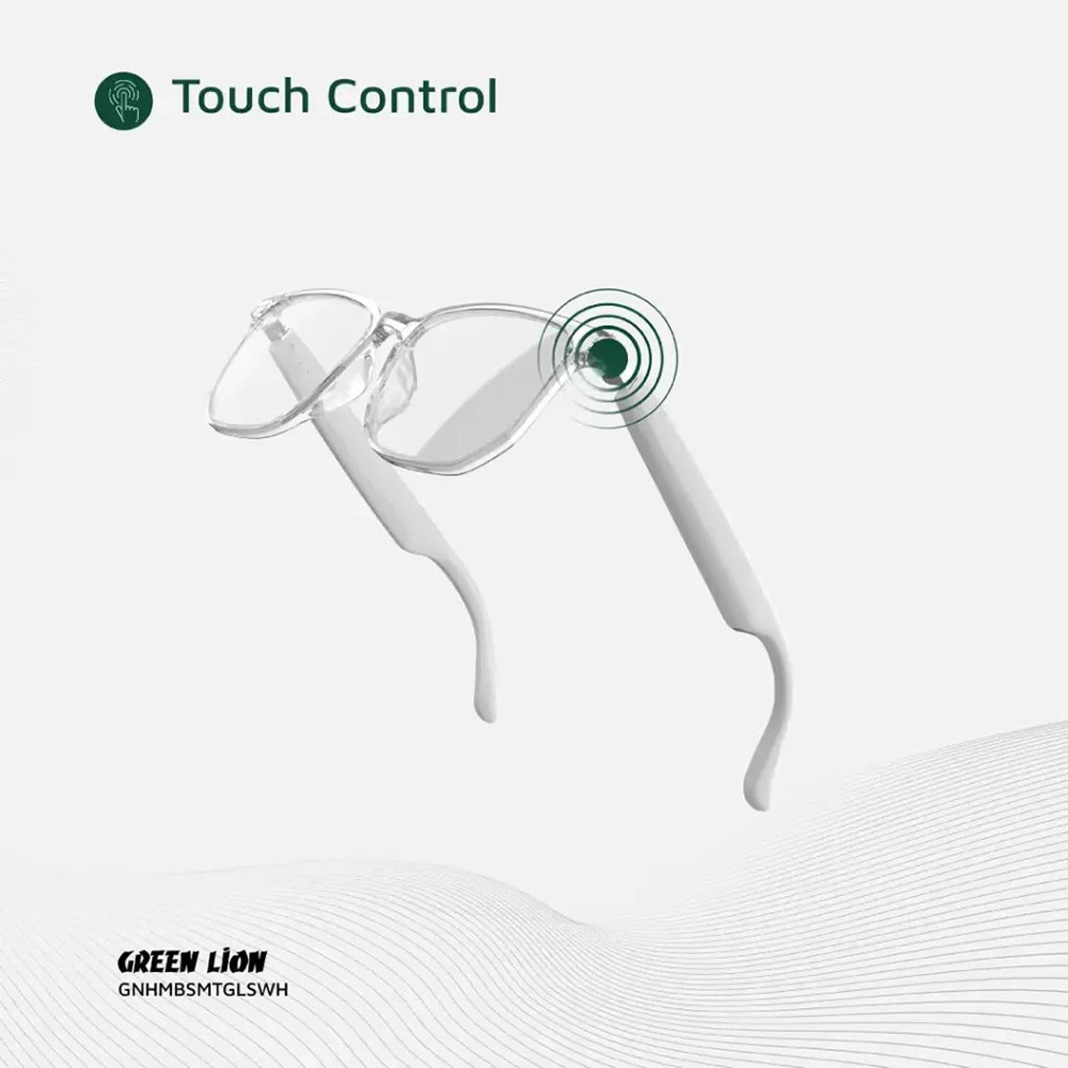 Hamburg Smart Audio Glasses - Bluetooth 5.4 5 Hours White