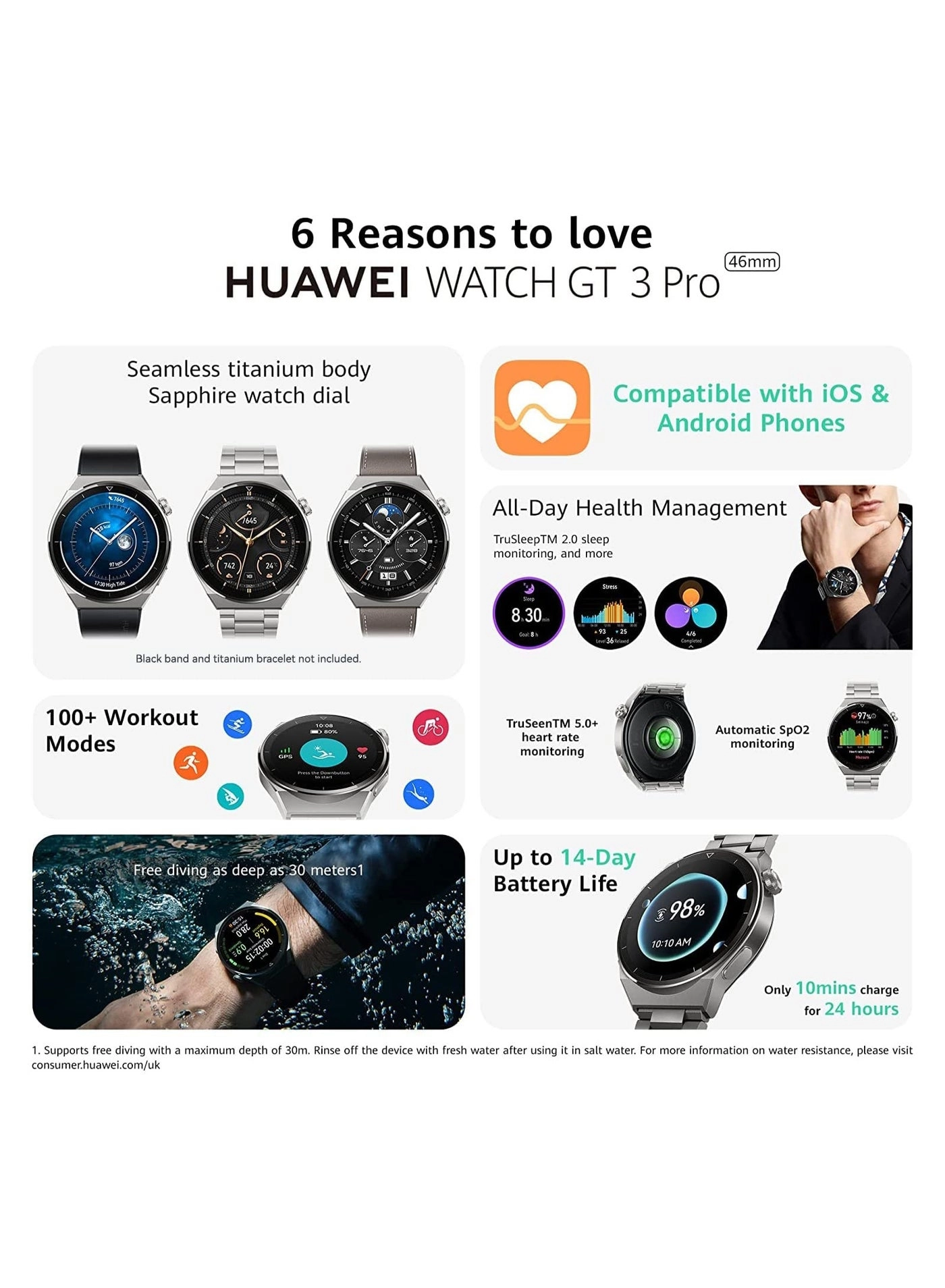 Watch GT 3 Pro 46mm Light Titanium