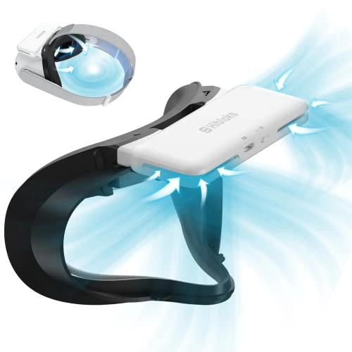 Cooling Fan Face Cover - Quest 2 2-Speeds Lycra Cotton