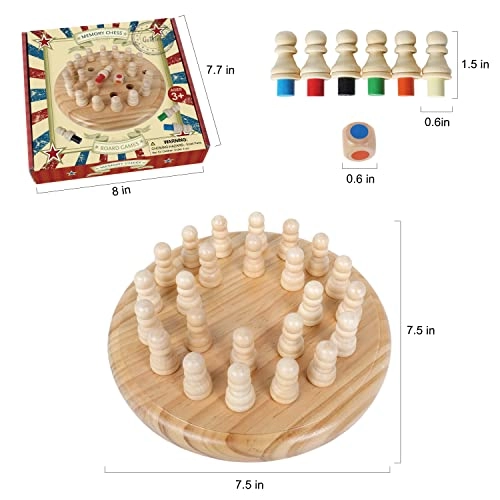 Memory Chess - Adults, Teens, Kids 24 pieces