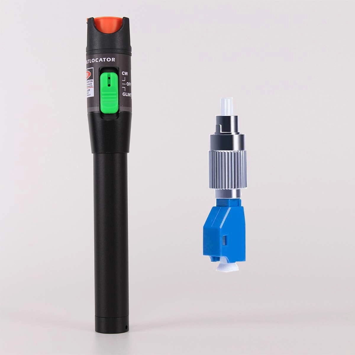 GESD Visual Fault Locator - 30KM + FC Male to LC Female Adapter - Single Mode 9/125um