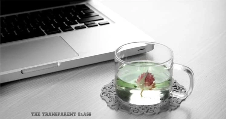 Simple Glass Tea and Coffee Cup - 2 pcs - 210 ml