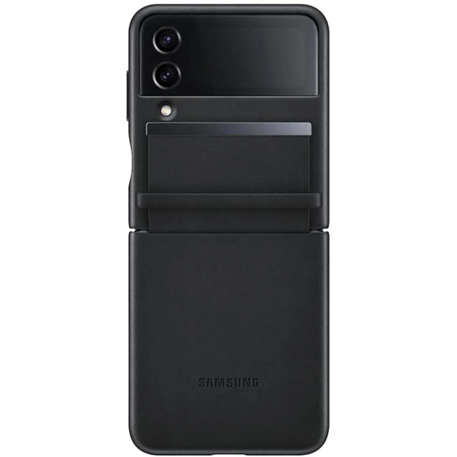 Flap Leather Cover - Leather Back Case for Samsung Flip 4