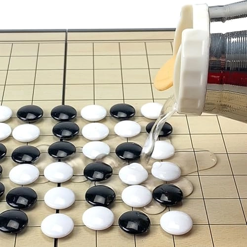 Go Game Set - Magnetic Foldable Yellow+Black