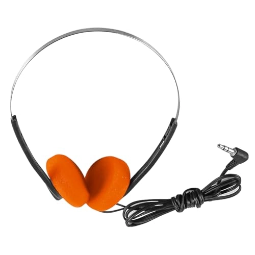 Retro Over-Ear Earphones - Wired Headphone