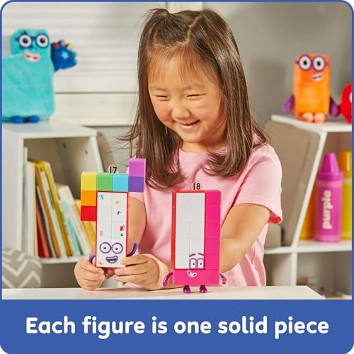 Numberblocks Seventeen + Numberblocks Eighteen - Children aged 3-6 years old 2 pieces