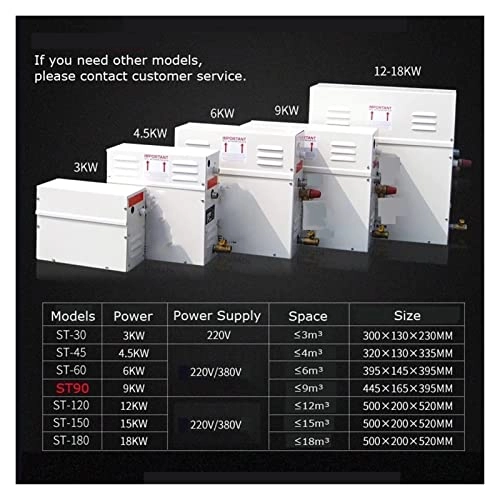 Steam Generator - 9KW 380v 6000w