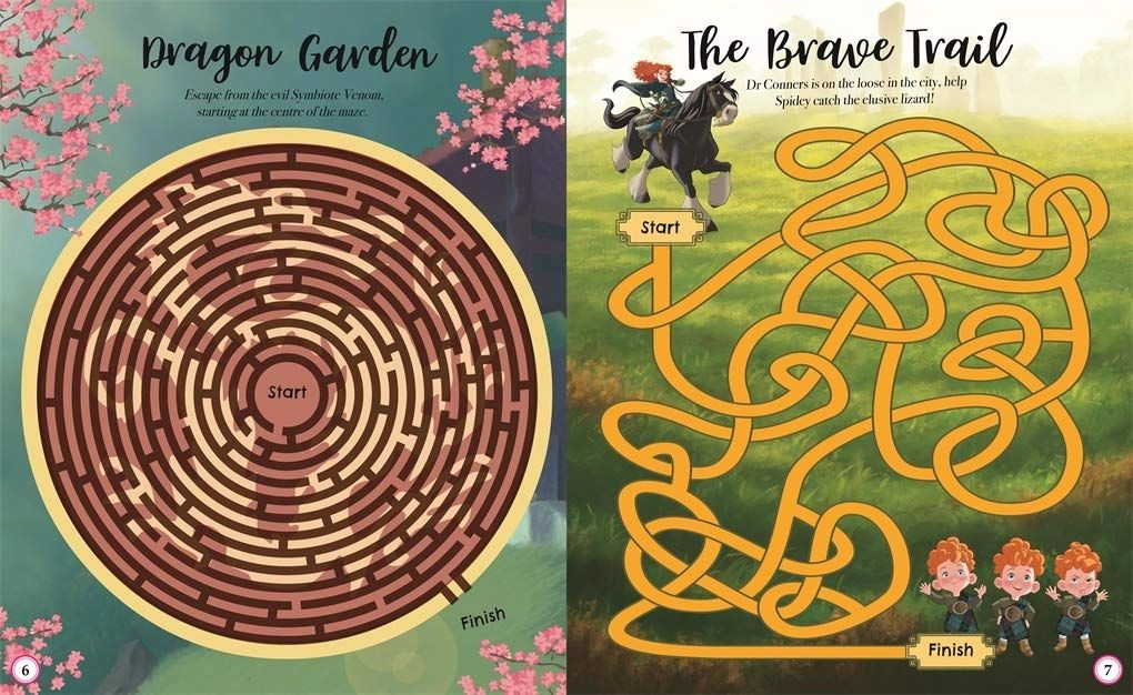 Disney Princess 101 Totally Twisty Mazes - 4 +