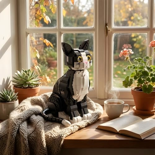 Tuxedo Cat Building Blocks Set - Tuxedo Cat 801 pcs