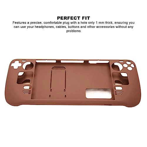 Steam Deck Full Case - Kickstand Coffee brown