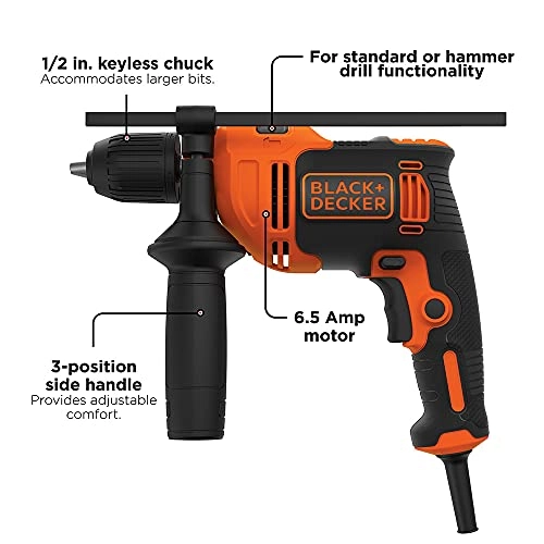 Hammer Drill - 6.5 Amps 1/2 In.