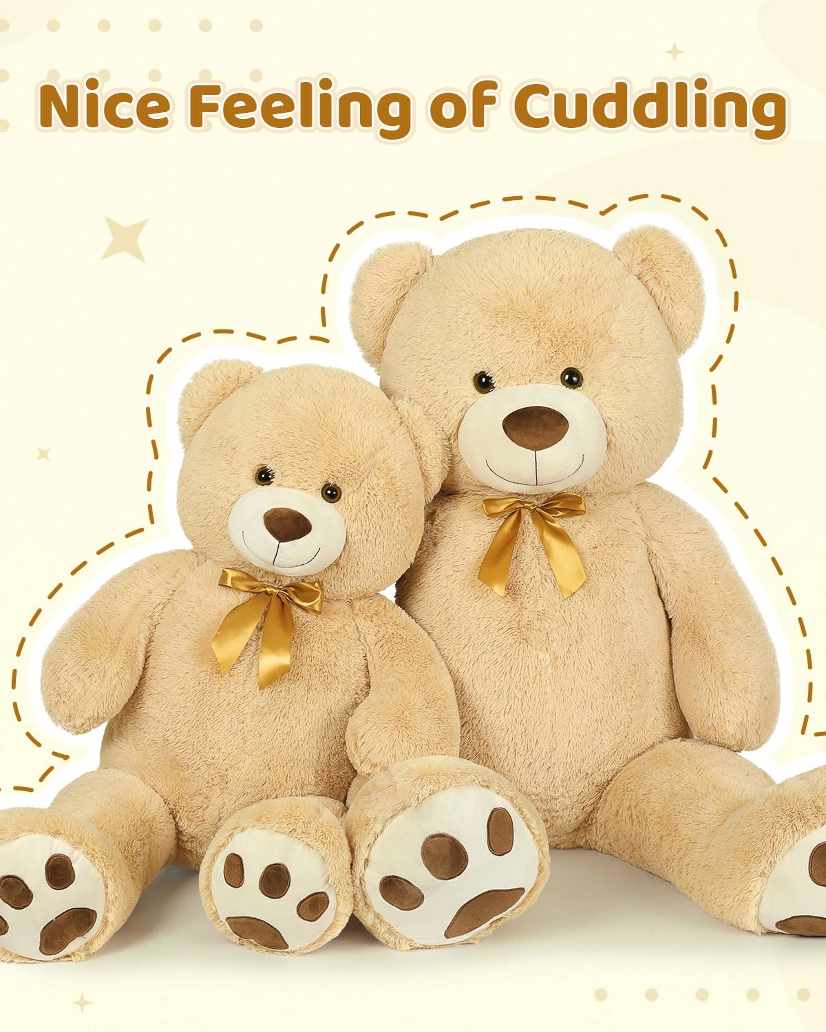 Teddy Bear - 39 inches Gray