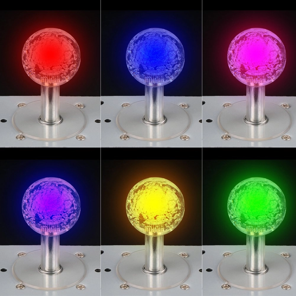 LED Arcade Illuminated Joystick - white