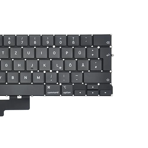 German QWERTZ Keyboard + Keyboard Screws + Screwdriver - DE Wired