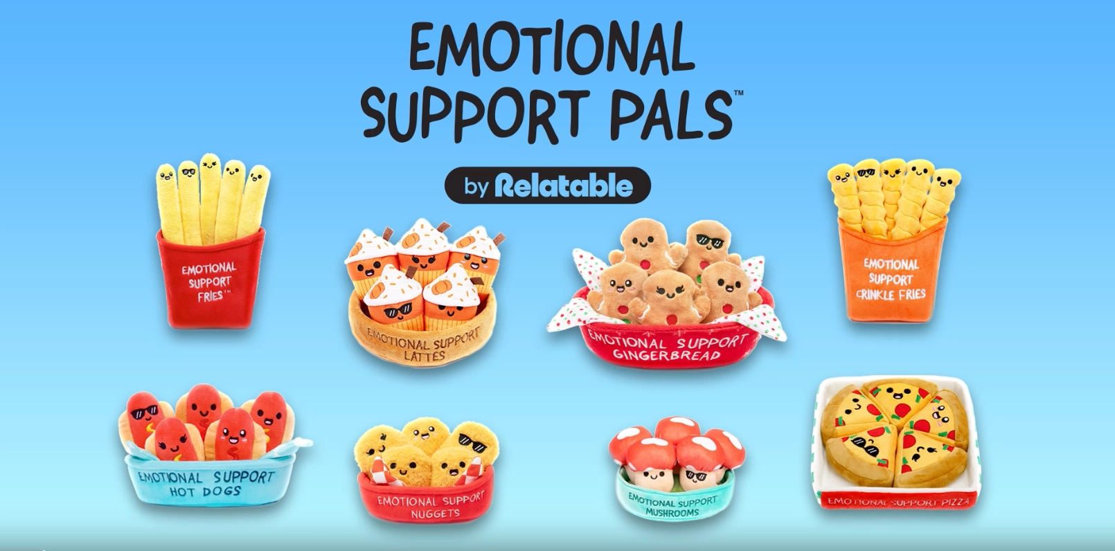 Emotional Support Plush - Emotional Support Advent Calendar - 23 cm - Assorted Styles